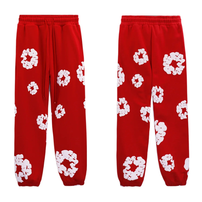 Caleb Hooded Set and Wide Leg Floral Pants