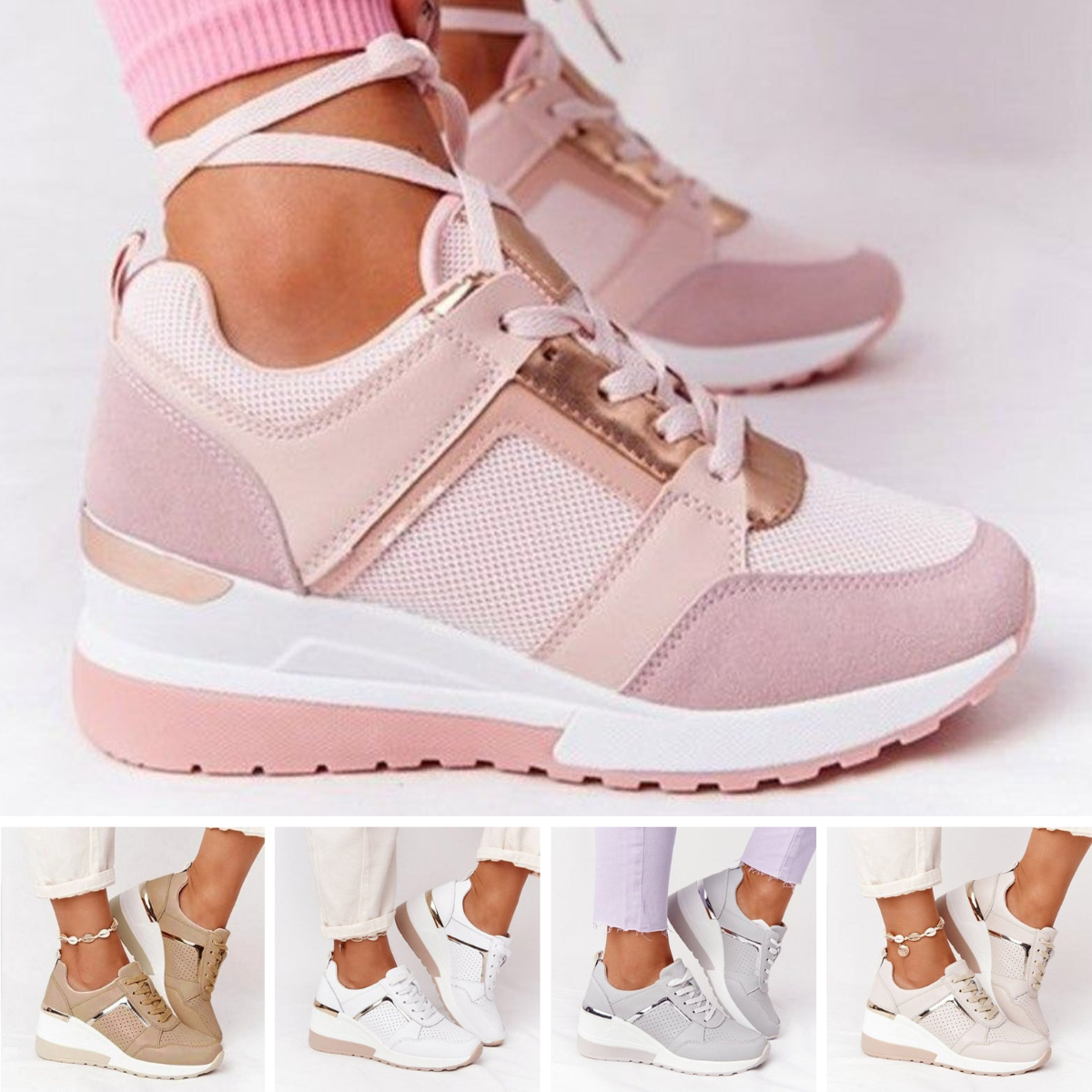Comfortable Platform Walking Shoes for Women