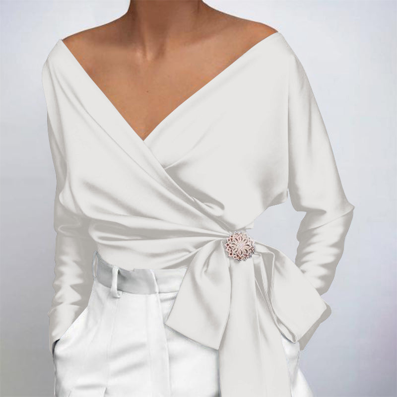 Davina | silk blouse for women | Luxurious, elegant & versatile | Autumn Collection