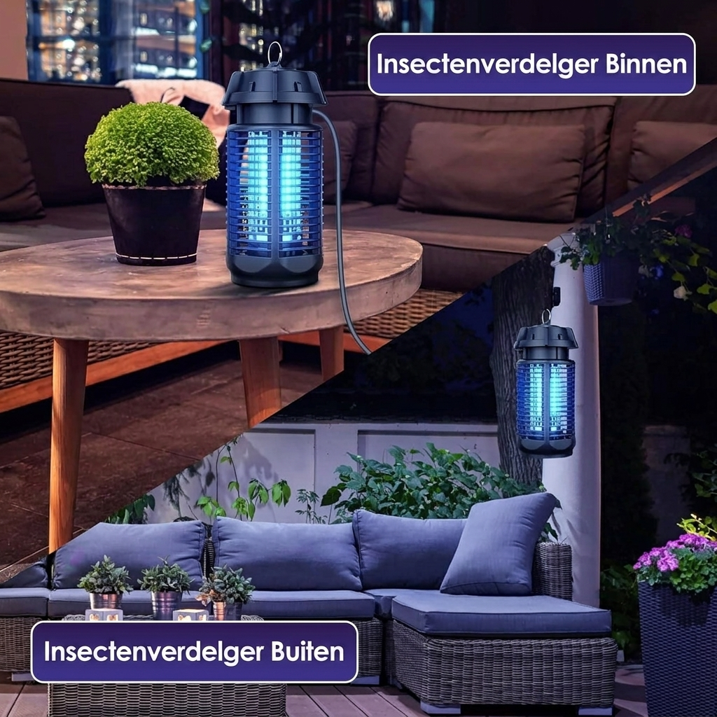 Electric Insect Killer with 20W UV Light and 4200V Voltage, IPX4 Waterproof