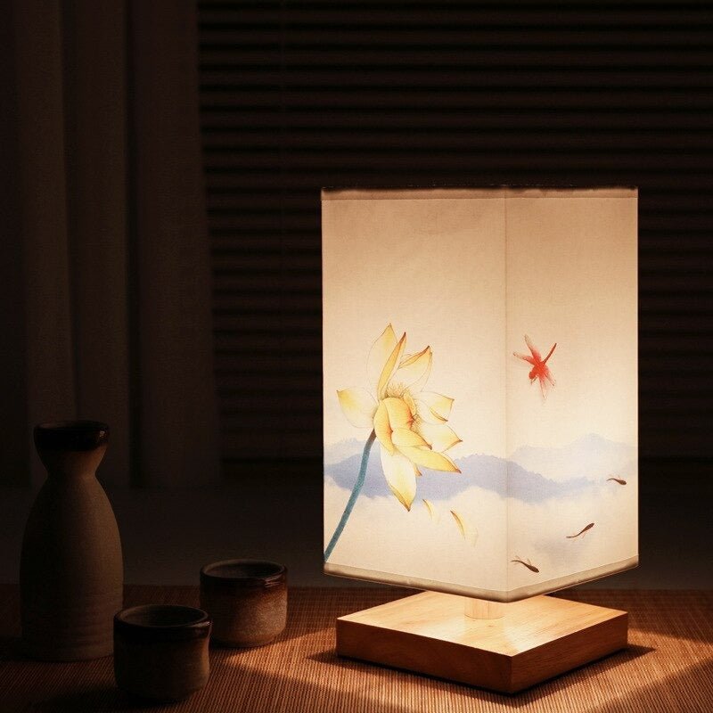 Japansk-skandinavisk bordlampe