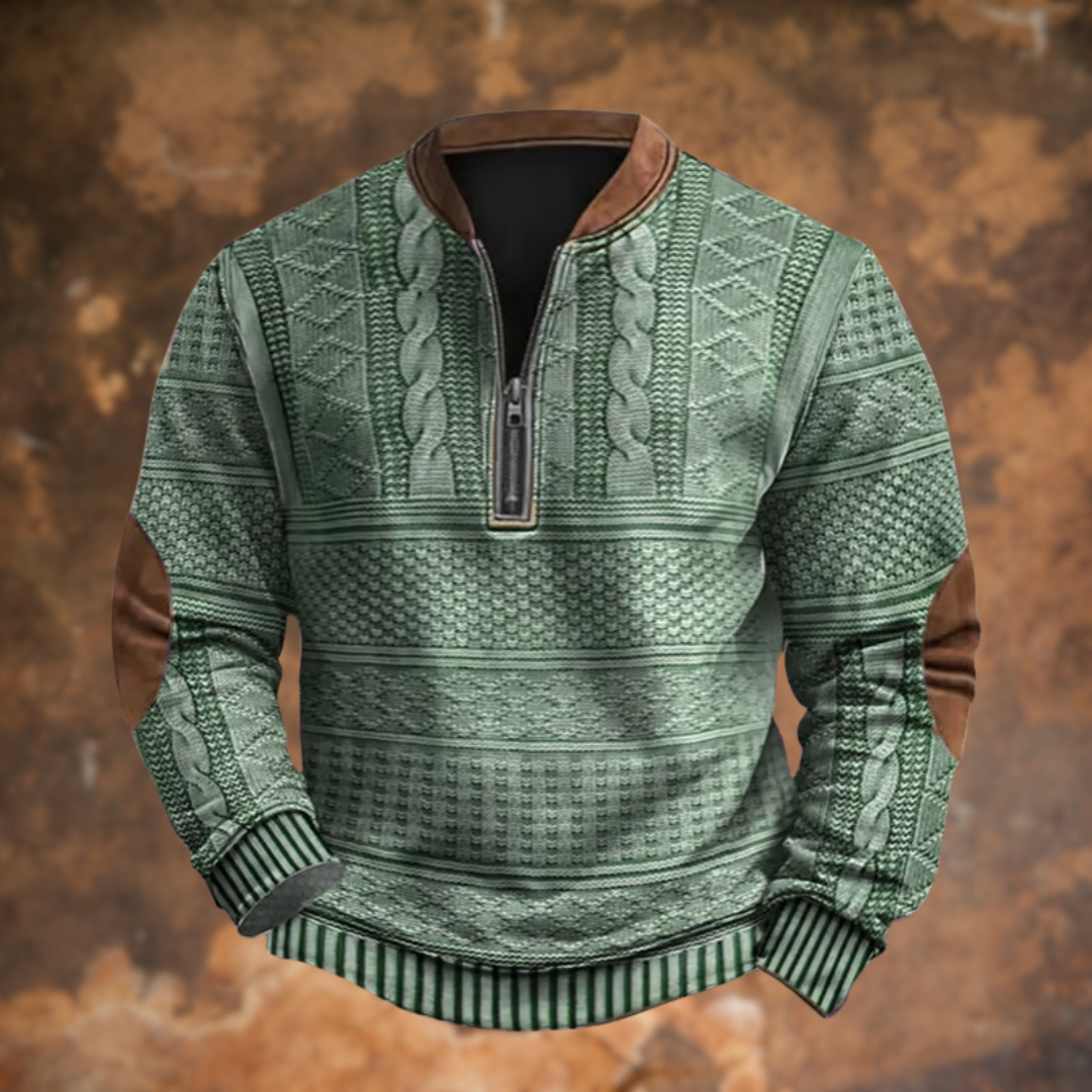 Knitted jumper | Warm and elegant | Timeless elegance | Soft cotton blend for winter