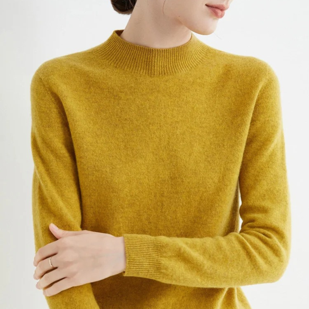 Ladies' Cashmere Knitted Jumper - Luxurious, Soft Autumn Jumper in Cashmere Wool
