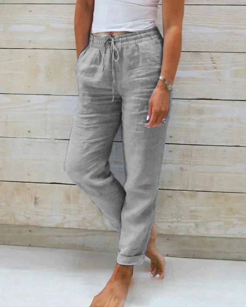 Linen Pants Light Loose Fit 100% Linen