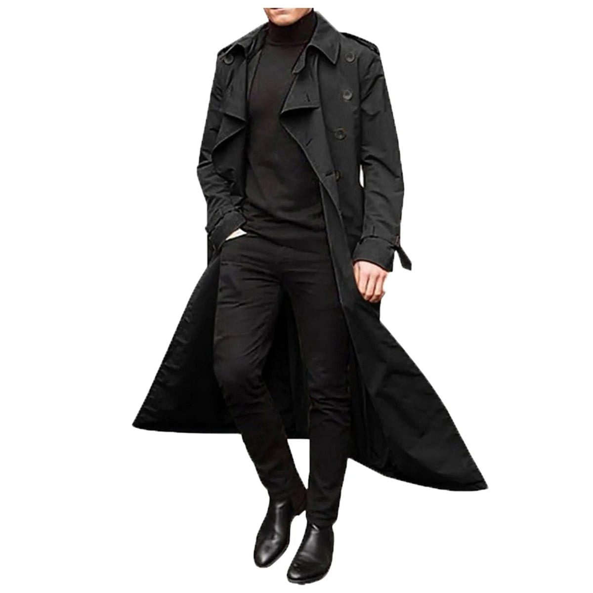 Afslappet og moderne trenchcoat til mænd