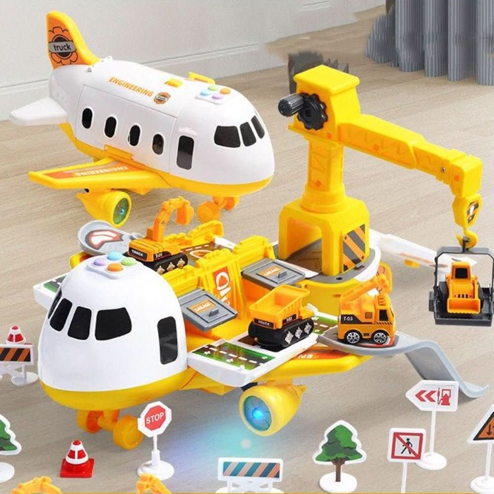 Nokmo | Airplane & Vehicle Set for Creative Kids