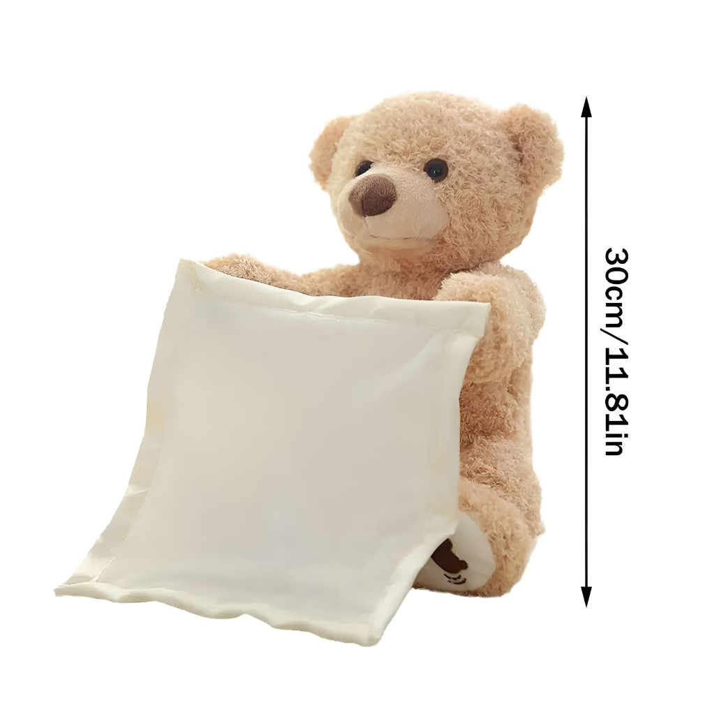 Nokmo | Baby Interactive Peek-A-Boo Bear Plush Toy