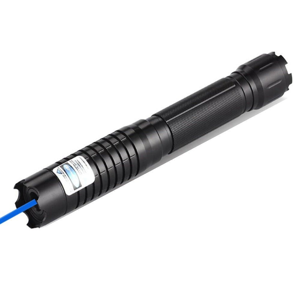 Nokmo | Blue Beam Laser Torch | 450nm High-Intensity Optical Output | Tactical 5000m+ Range | Adjustable Focus Aluminum Chassis | Thermal Ignition Capable Flashlight
