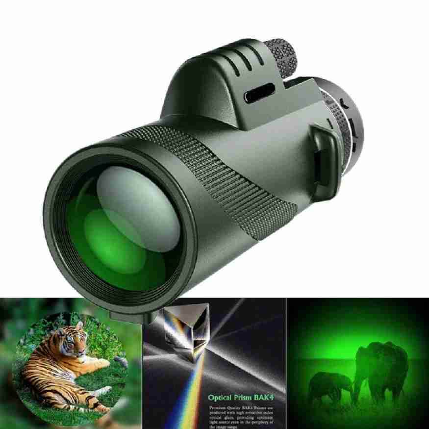 Nokmo | Compact Ultra-Zoom Monocular | HD Lens, Lightweight & Perfect for Hiking, Birdwatching, and Sports Events