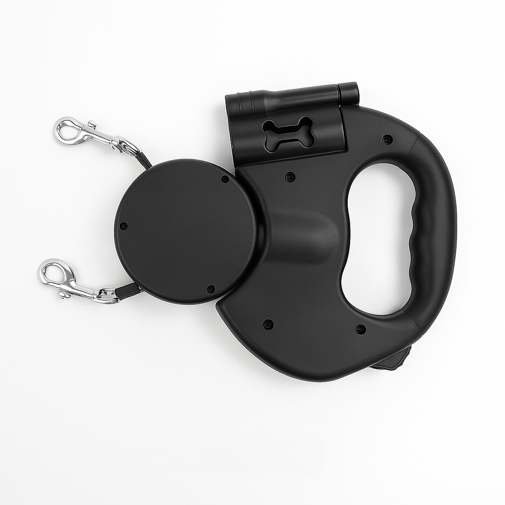 Nokmo | Dual Retractable Dog Leash with 360° Swivel