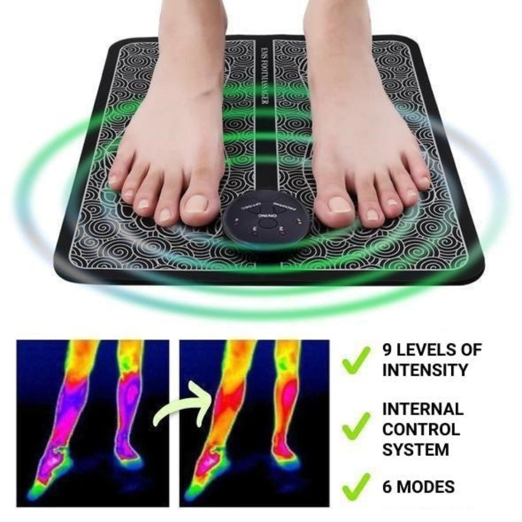 Nokmo | Electric EMS Foot Massager Pad for Pain Relief & Relaxation