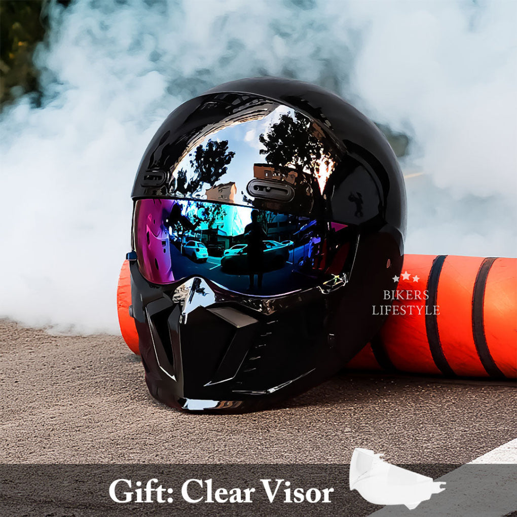 Nokmo | Full Face Motorcycle Helmet DOT ECE Approved Matte Finish