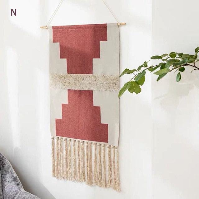 Nokmo | Geometric Tufted Wall Tapestry