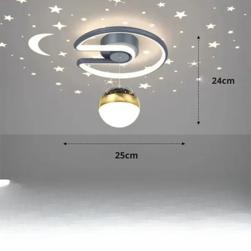 Nokmo | LED Ceiling Lamps with Starry Sky – Modern Pendant Lamp Design for Children's Rooms and Living Rooms