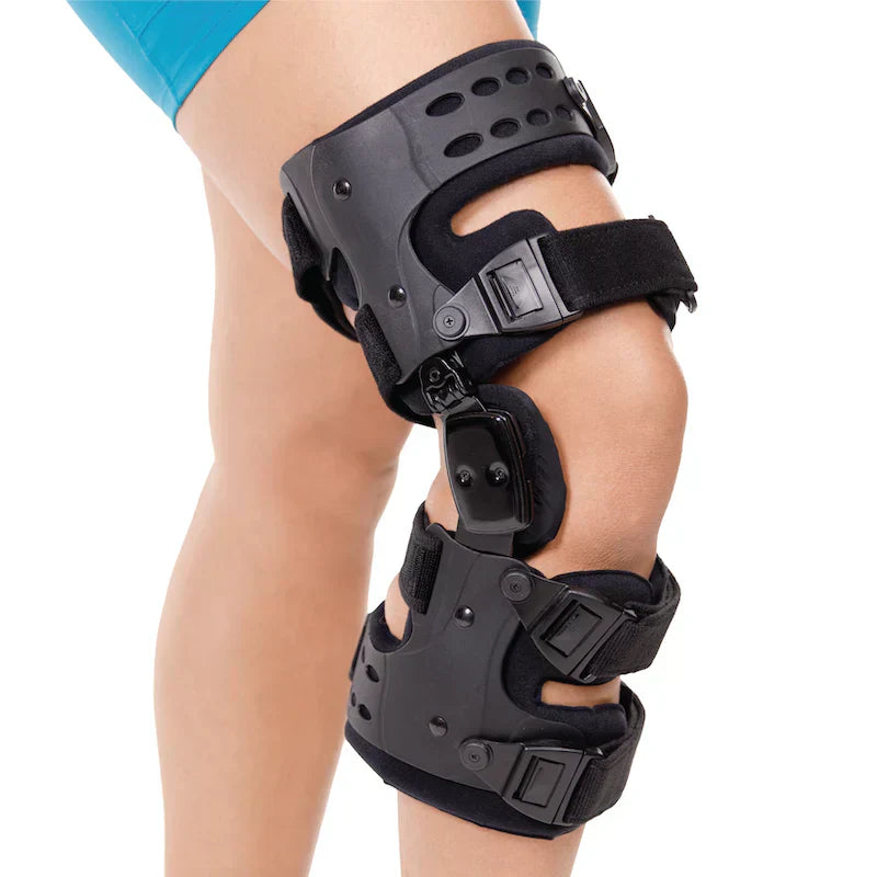 Nokmo | Medical OA Offloading Knee Brace | Unicompartimental Osteoarthritis Orthosis | Varus/Valgus Correction & ROM Control | Medial & Lateral Offloading | Adjustable Range of Motion