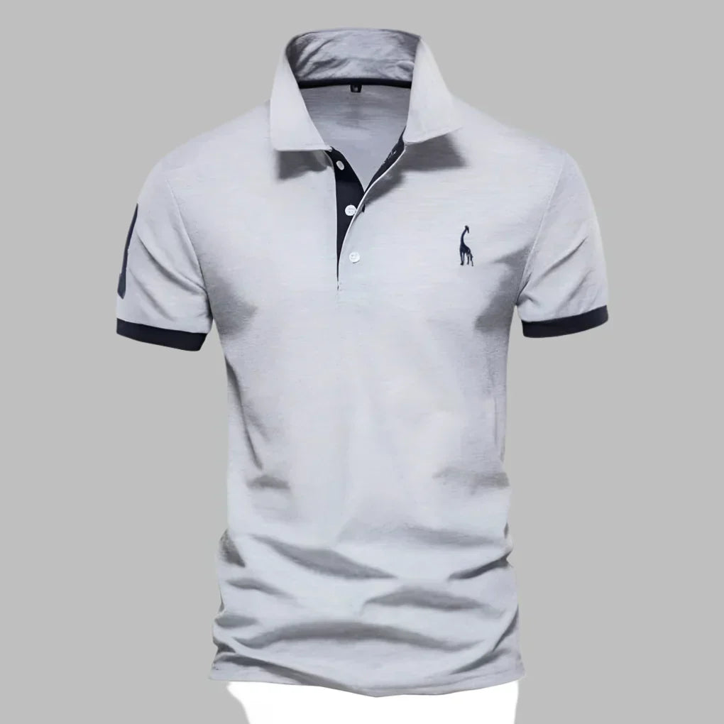 Nokmo | Men's Contrast Trim Polo Shirt