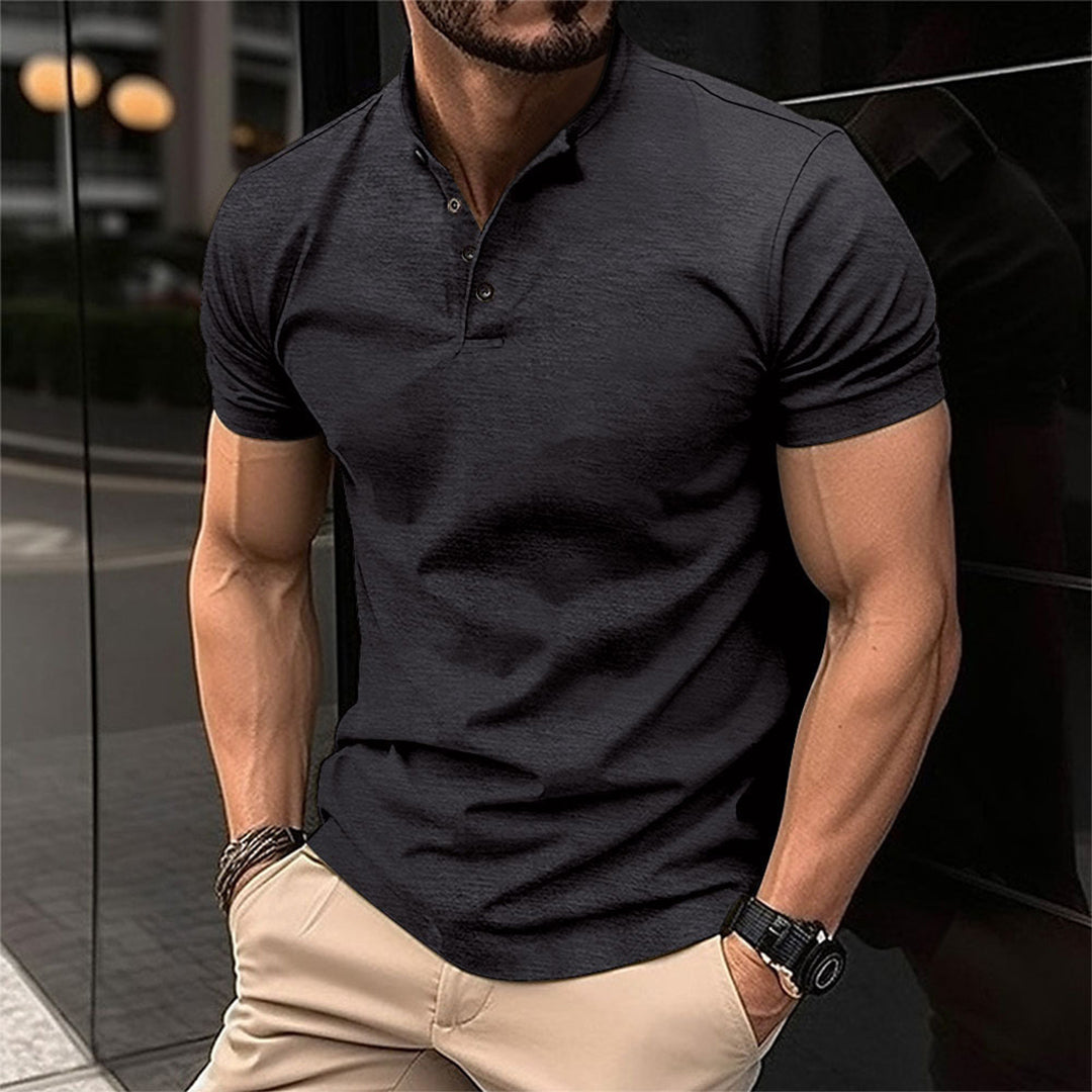 Nokmo | Men's Henley Polo Shirt