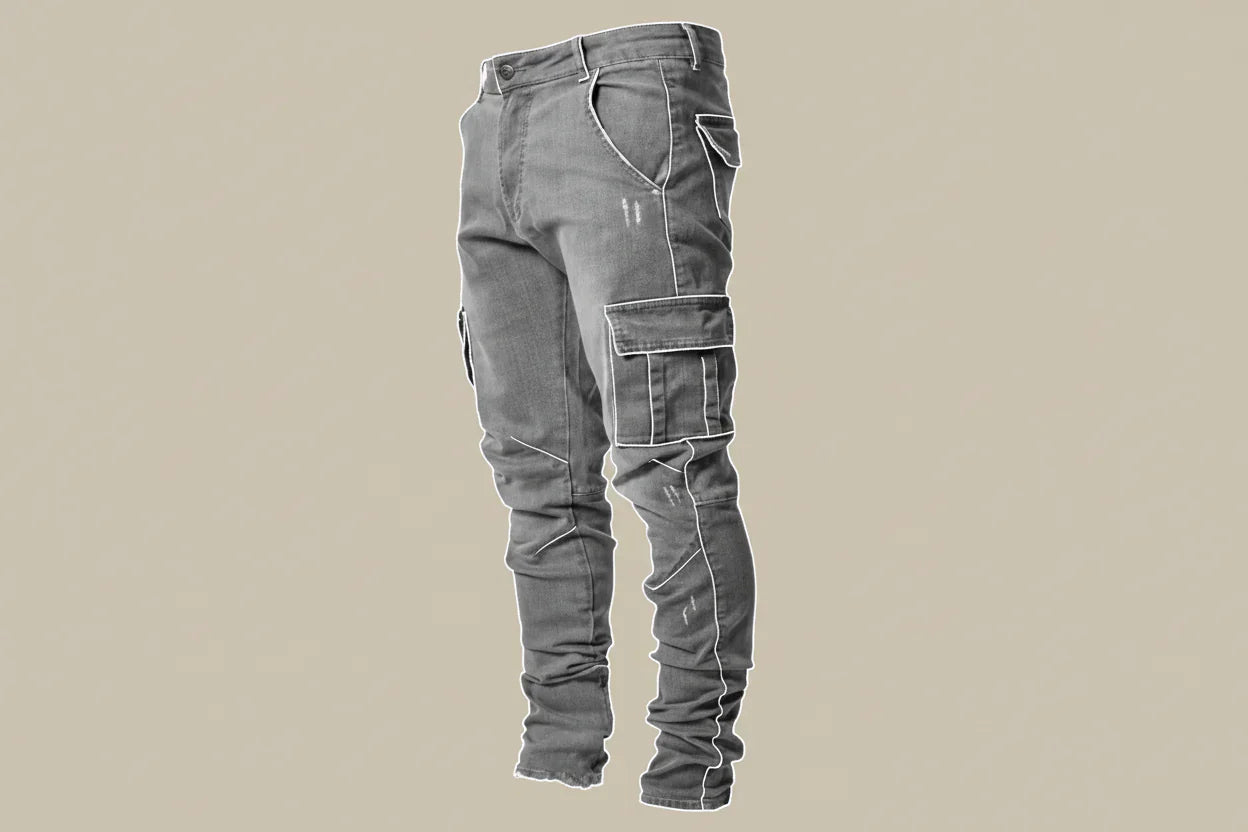 Nokmo | Men's Skinny Cargo Jeans