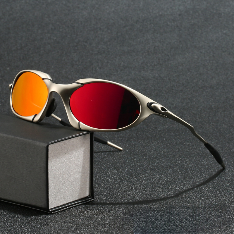Nokmo | Men’s Sport Polarised Sunglasses – UV Protection with Lightweight Metal Frame