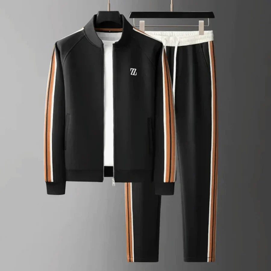 Nokmo | Men's Tracksuit Set with Striped Sleeves