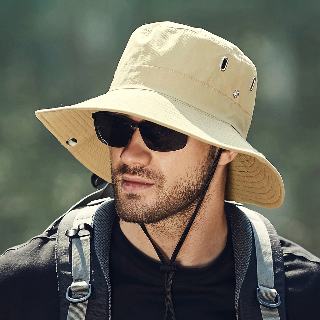Nokmo | Men's UV Protection Bucket Hat Wide Brim