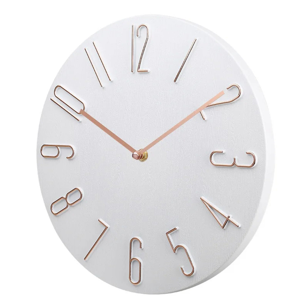 Nokmo | Modern Minimalist Silent Clock – Stylish Wall Clock