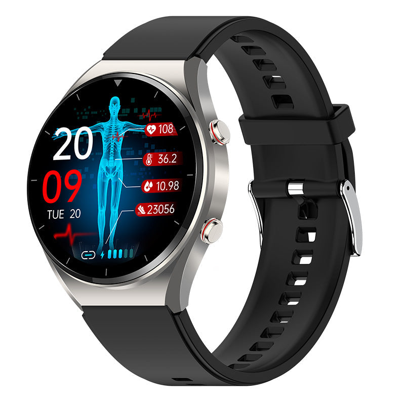 Nokmo | One-Click Blood Sugar | Blood Glucose Blood Pressure ECG | ECG HRV Heart Rate Monitor Health Smart Watch