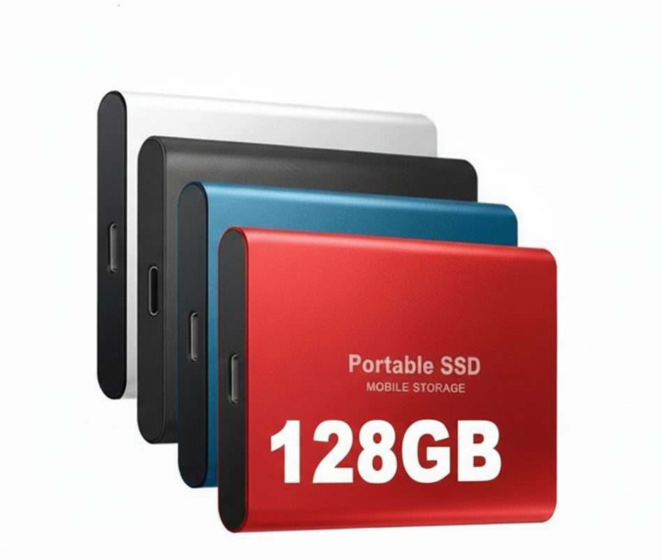 Nokmo | Portable External SSD | USB 3.1 Type C Fast Storage | Up to 128GB