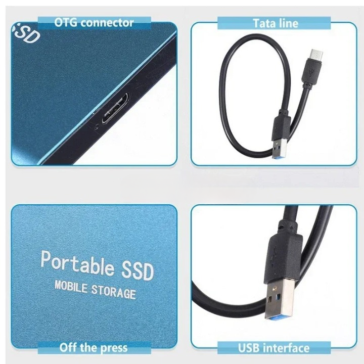 Nokmo | Portable SSD 128GB External Drive Compact Fast Best Quality
