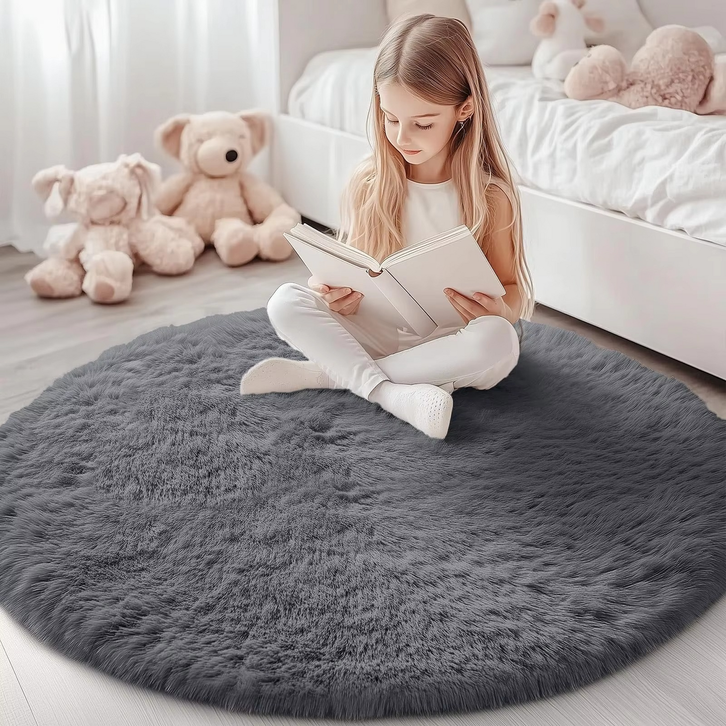 Nokmo | Round Shag Rug 150 cm