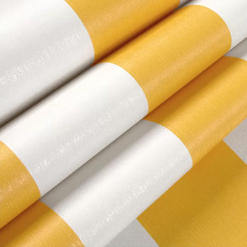 Nokmo | Simple Wide Stripes Non-Adhesive Wallpaper for Coffee Room and Clothing Store, 33 Feet x 20.5 Inches