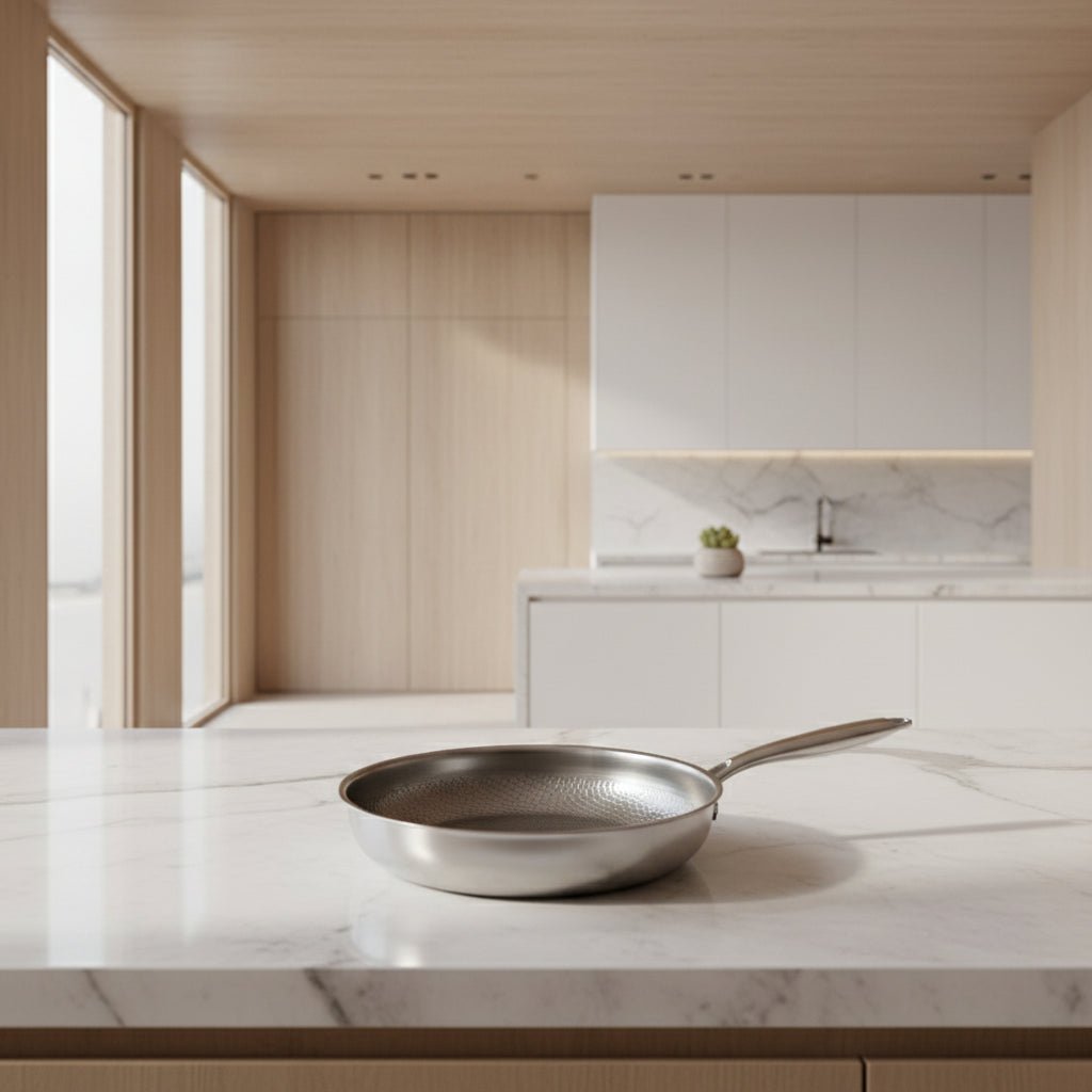 Nokmo | Titanium Hammered Non-Stick Skillet for Induction Cooktops and Everyday Cooking