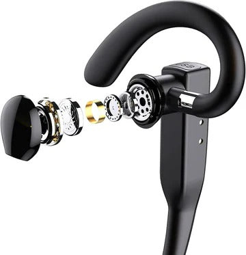 Nokmo | Trucker Dual Mic Wireless Bluetooth 5.1 Noise-Canceling Headset/Earpiece