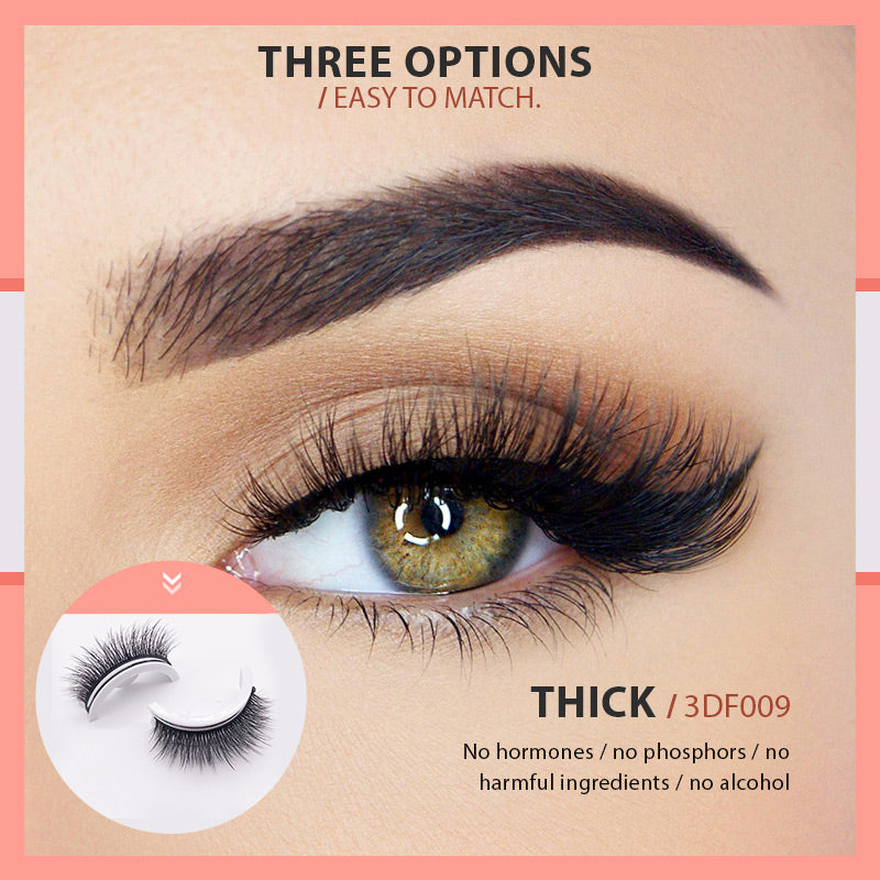 Nokmo | Waterproof and Reusable Self-Adhesive Eyelashes