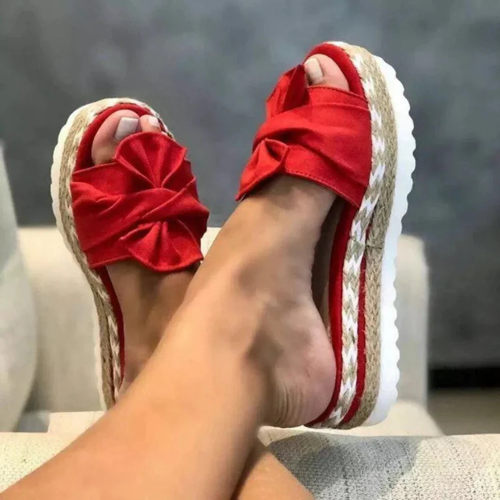 Nokmo | Women's Bow Platform Sandals
