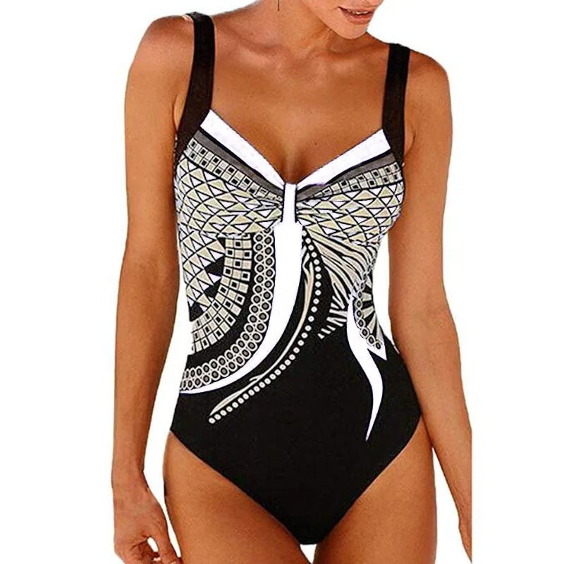 Nokmo | Women's One-Piece Swimsuit Abstract Print