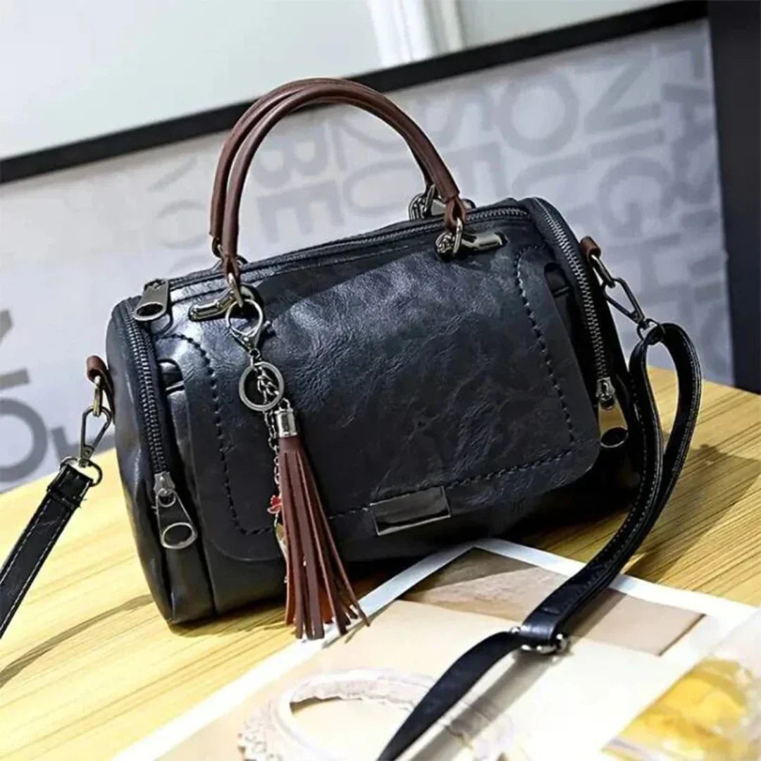 Nokmo | Women's Satchel Bag with Tassel Charm