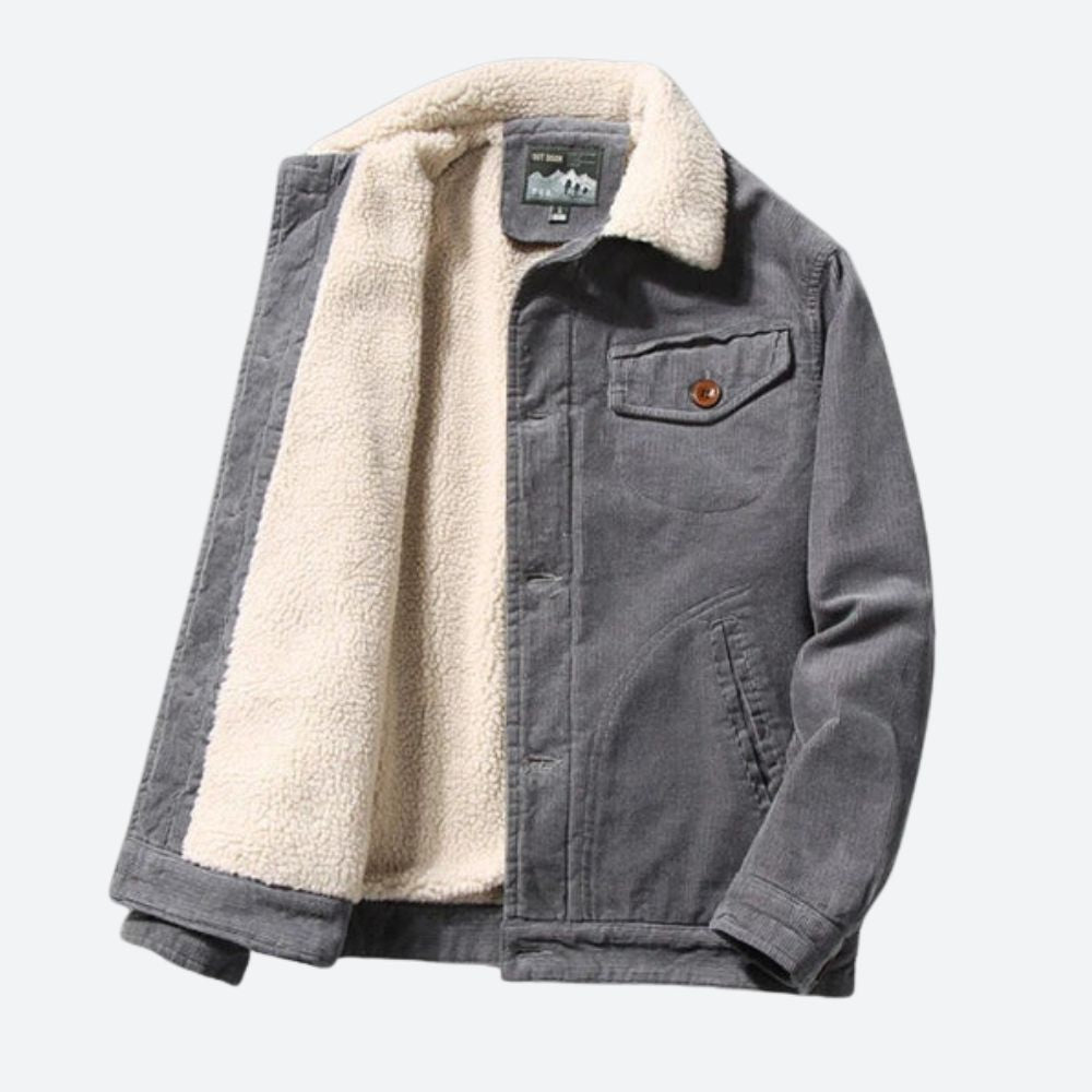 Timeless Corduroy Jacket in a Modern Design for Men