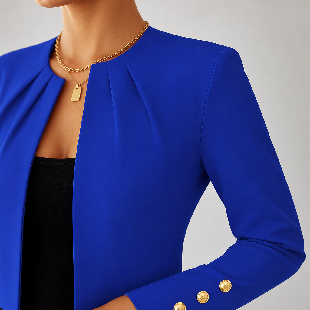 Figursyet businessblazer til kvinder