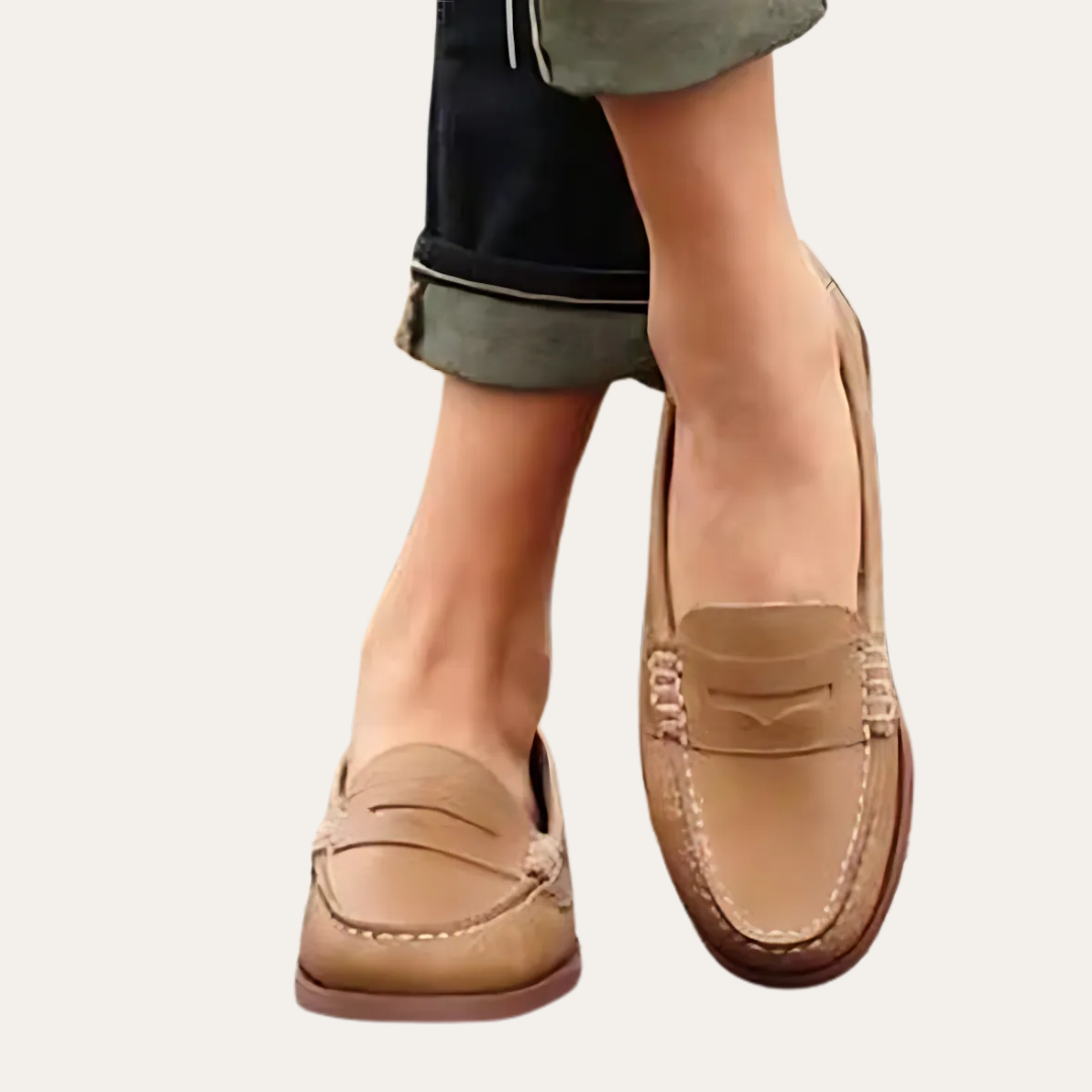 Women's Orthopaedic Leather Loafer Comfortable Shoes