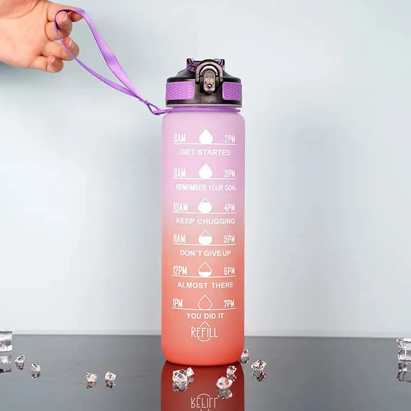 1000ML Motivation Water Bottle