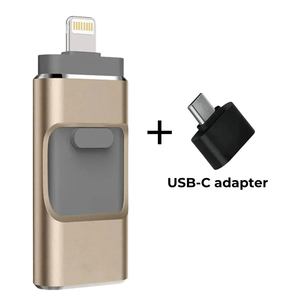 4-in-1 USB Flash Drive - Lightning Fast File Transfer