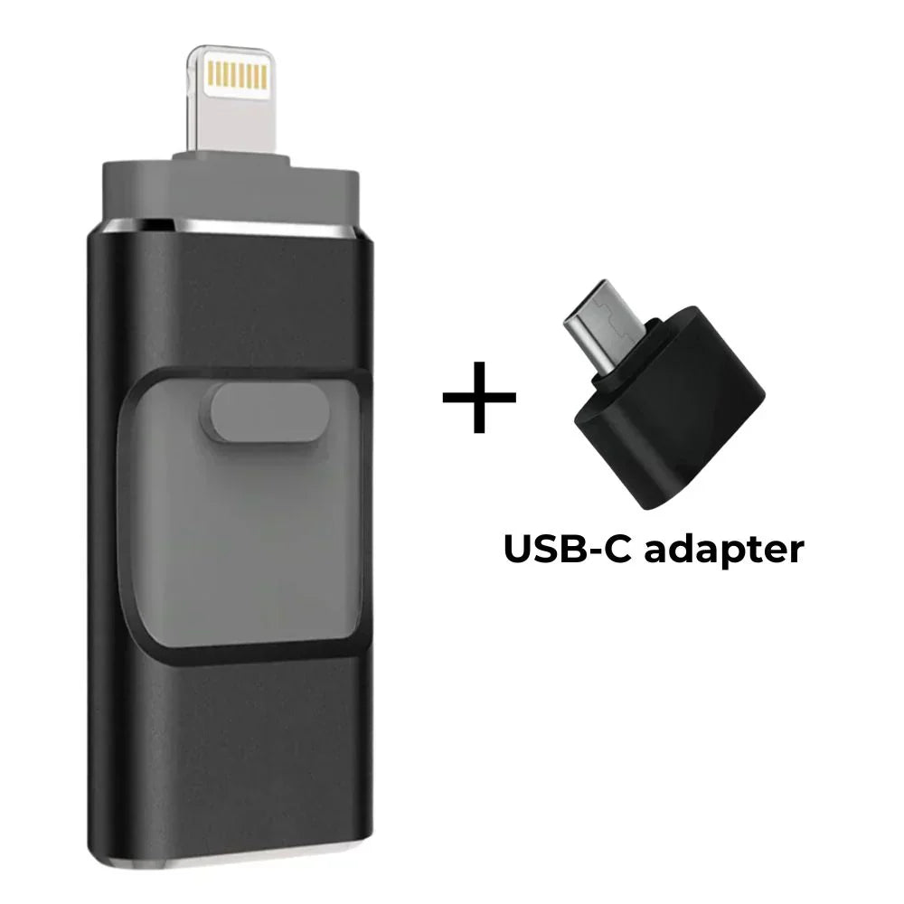 4-in-1 USB Flash Drive - Lightning Fast File Transfer