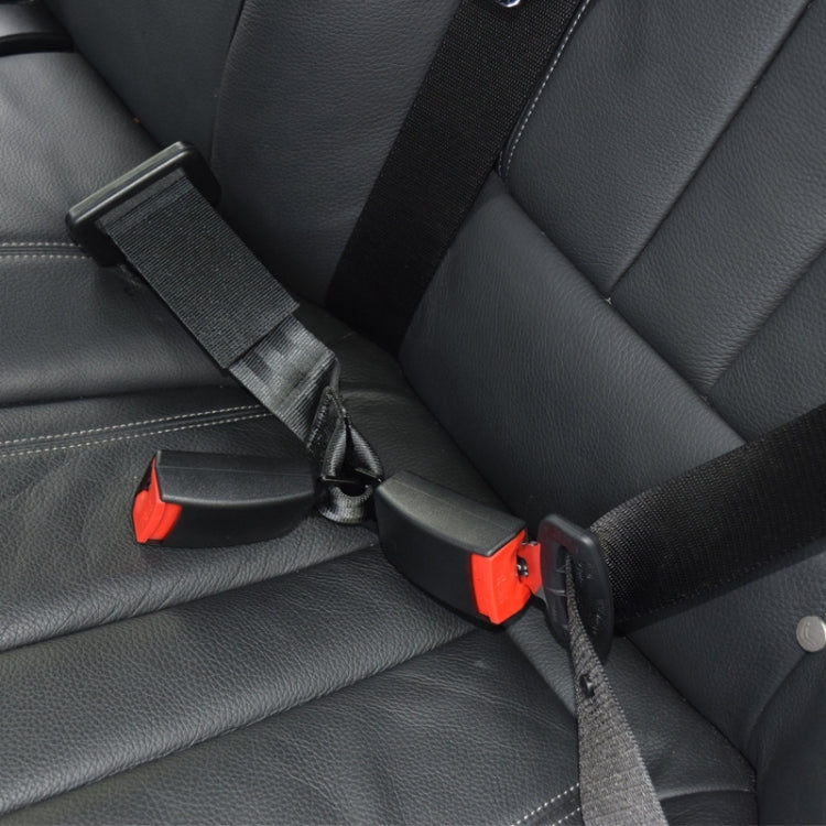 A Support and Two Extension Belts for Two-Seat Rear Seatbelt