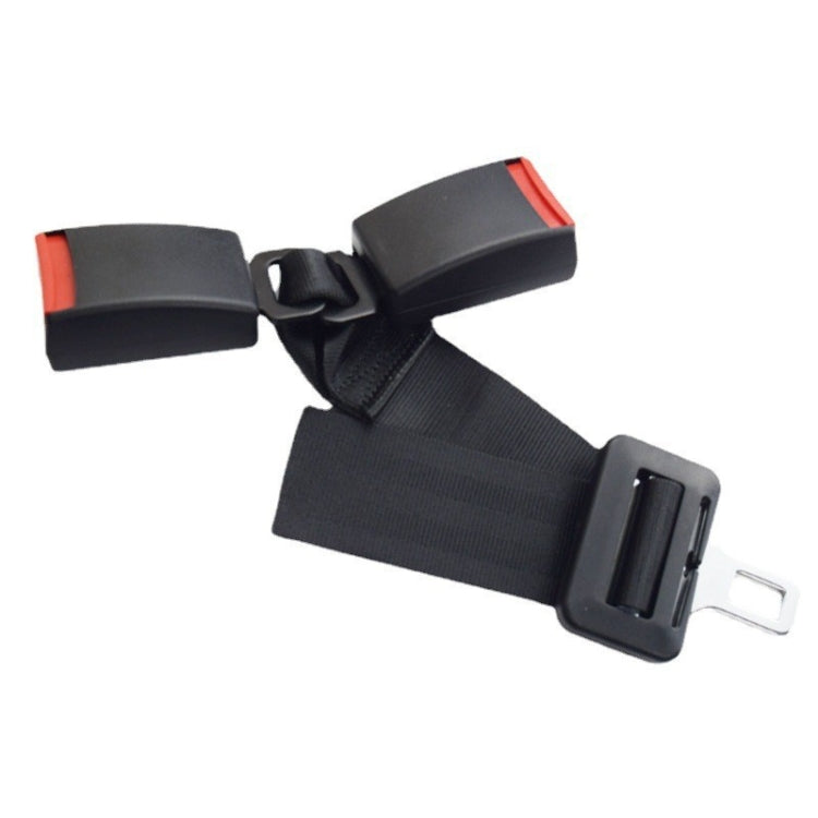 A Support and Two Extension Belts for Two-Seat Rear Seatbelt