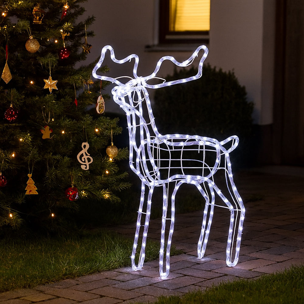 Akrylový sob s LED osvětlením - výška 74 cm