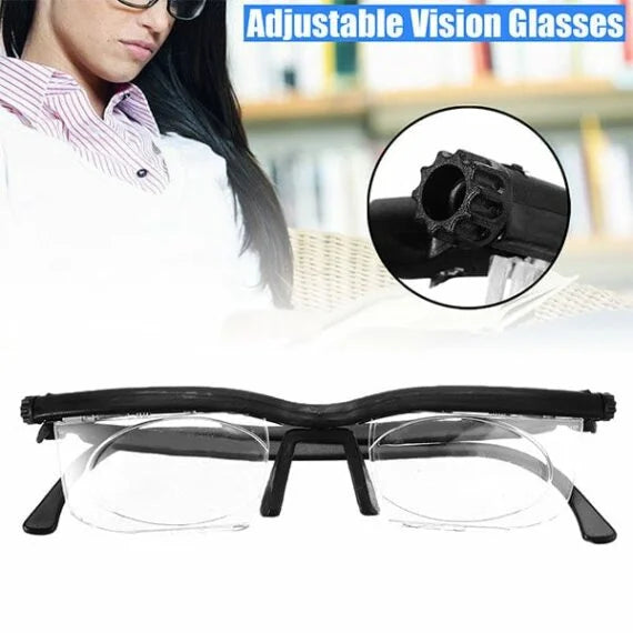 Adjustable Glasses for Near and Far Vision - VisiFlex