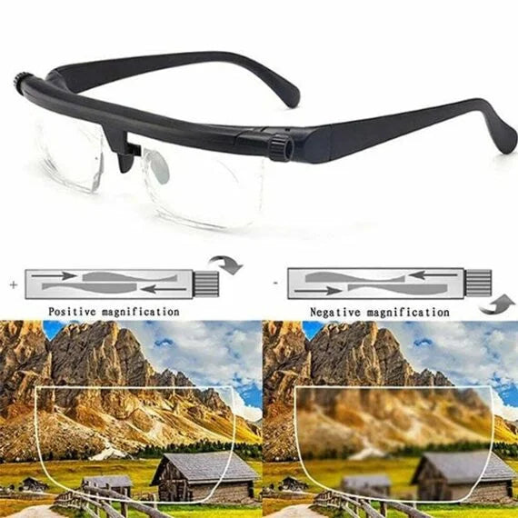 Adjustable Glasses for Near and Far Vision - VisiFlex