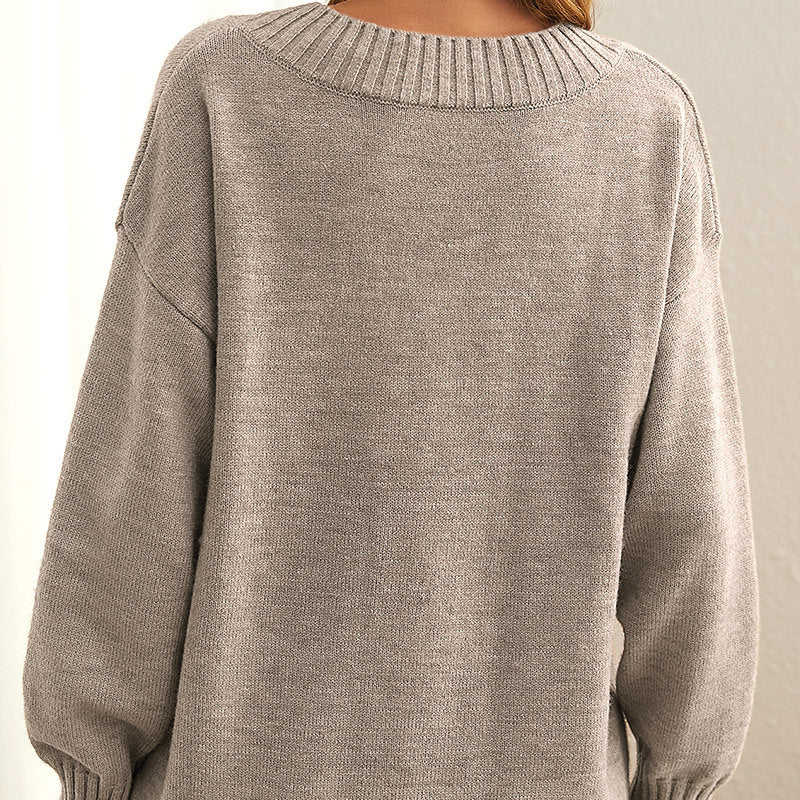 Aeliana - Elegant Cashmere Jumper for Autumn
