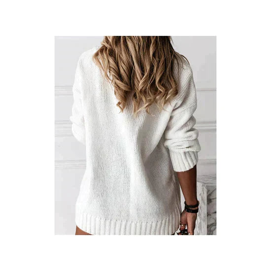 Aeliana - Elegant Cashmere Jumper for Autumn